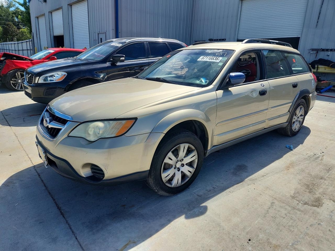 Vue de 2009 SUBARU OUTBACK, angle 1