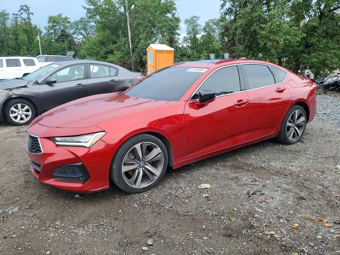 Vedere 2021 ACURA TLX ADVANCE, unghi 1