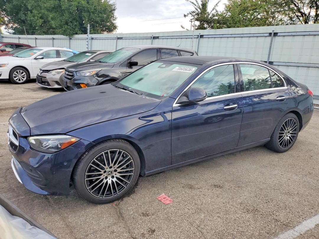 منظر 2022 MERCEDES-BENZ C 300 4MATIC، زاوية 1