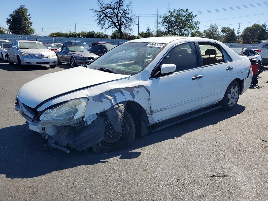 Vue de 2007 HONDA ACCORD VALUE, angle 1