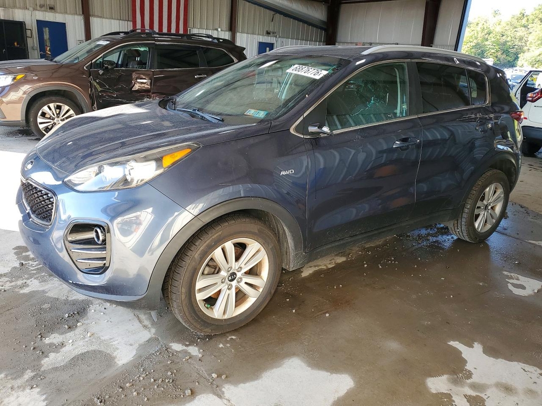 Вид 2017 KIA SPORTAGE LX, угол 1
