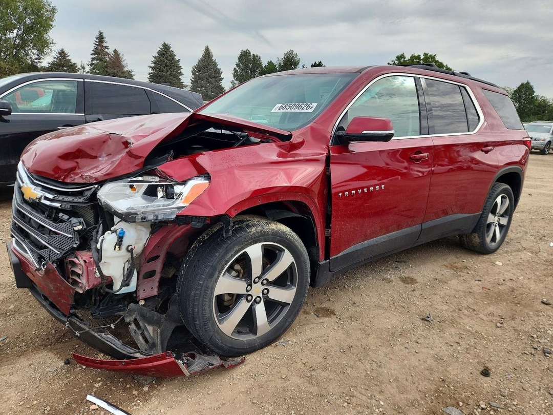 Vedere 2019 CHEVROLET TRAVERSE LT, unghi 1