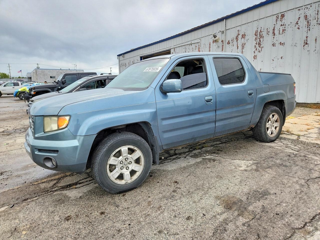 Вид 2008 HONDA RIDGELINE RTL, угол 1