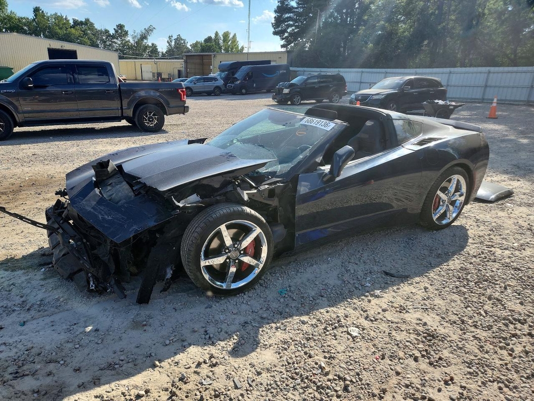 Vista de 2014 CHEVROLET CORVETTE STINGRAY 1LT, ángulo 1