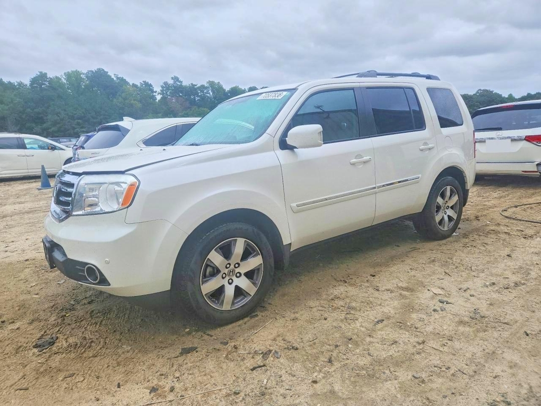 Вид 2013 HONDA PILOT TOURING, угол 1