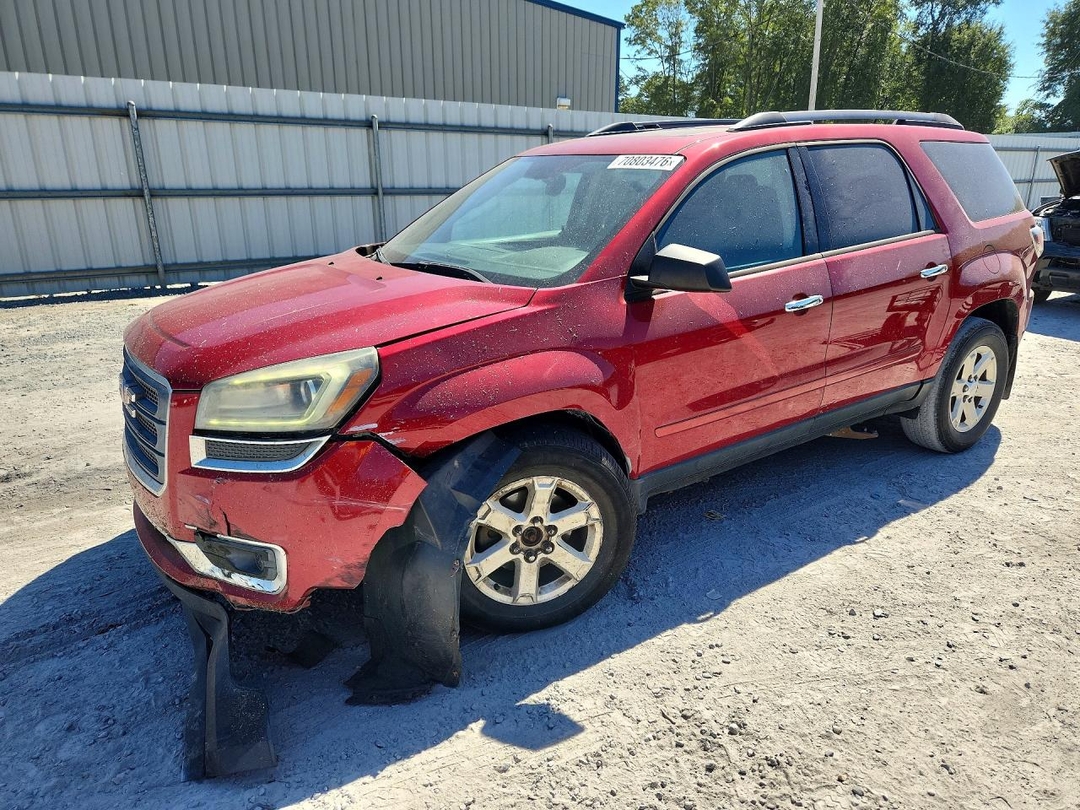منظر 2014 GMC ACADIA SLE، زاوية 1