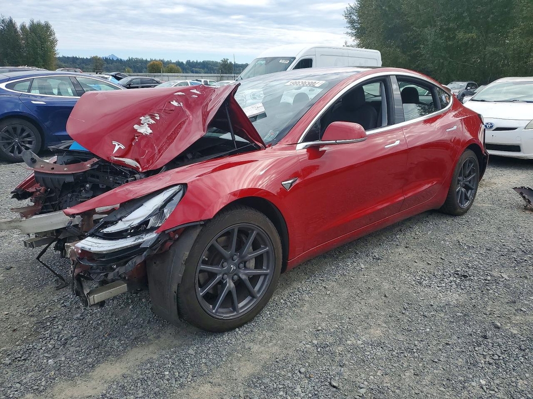 منظر 2018 TESLA MODEL 3، زاوية 1