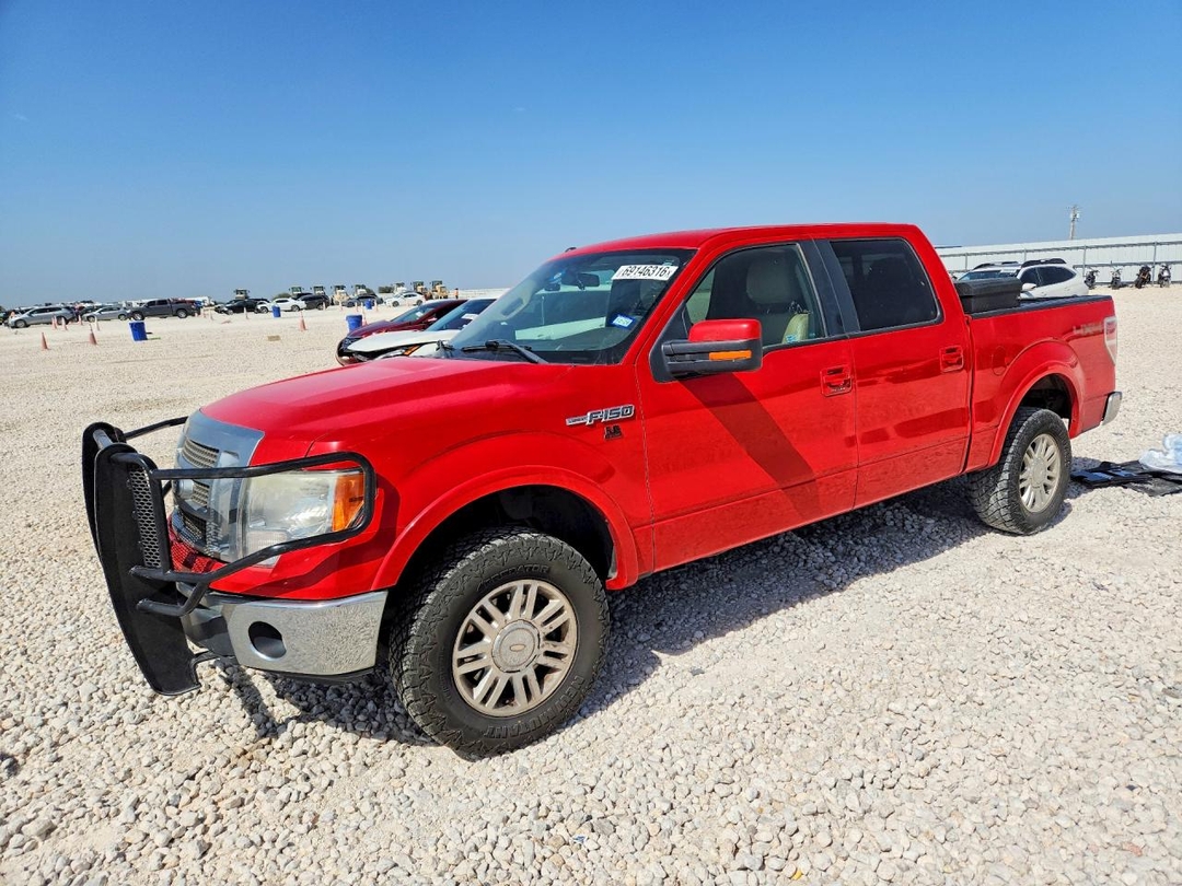 Vue de 2012 FORD F150 SUPERCREW, angle 1