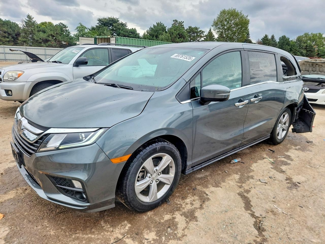 Vista de 2019 HONDA ODYSSEY EXL, ángulo 1