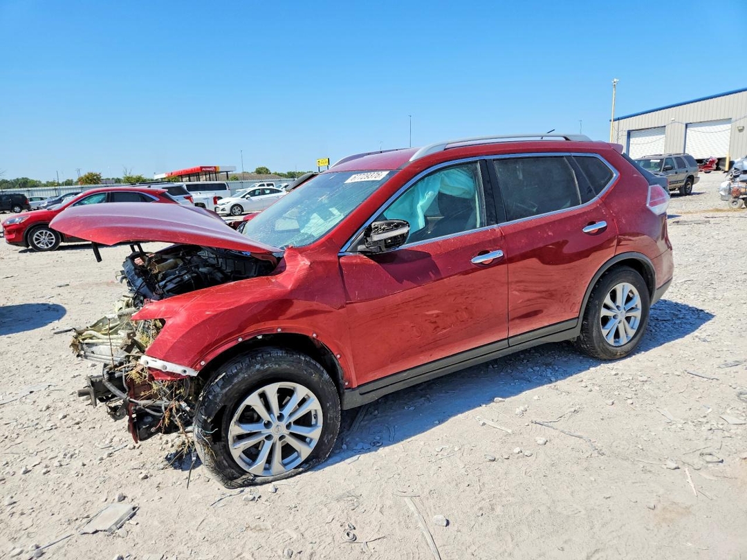 Вид 2014 NISSAN ROGUE SV, угол 1