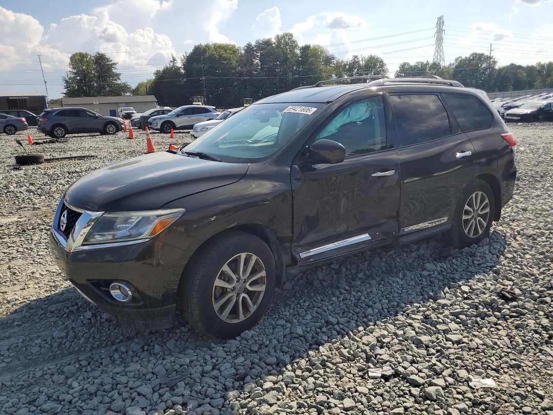 Vista de 2015 NISSAN PATHFINDER SL, ángulo 1