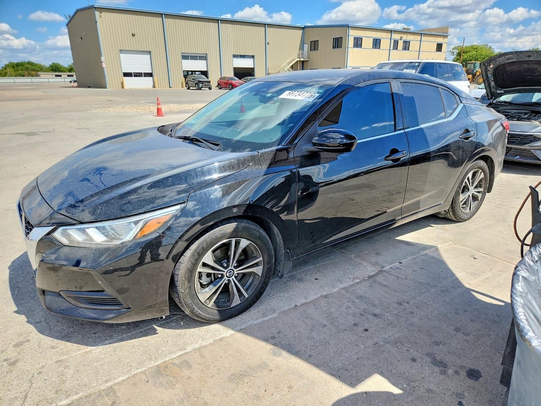 منظر 2021 NISSAN SENTRA SV، زاوية 1