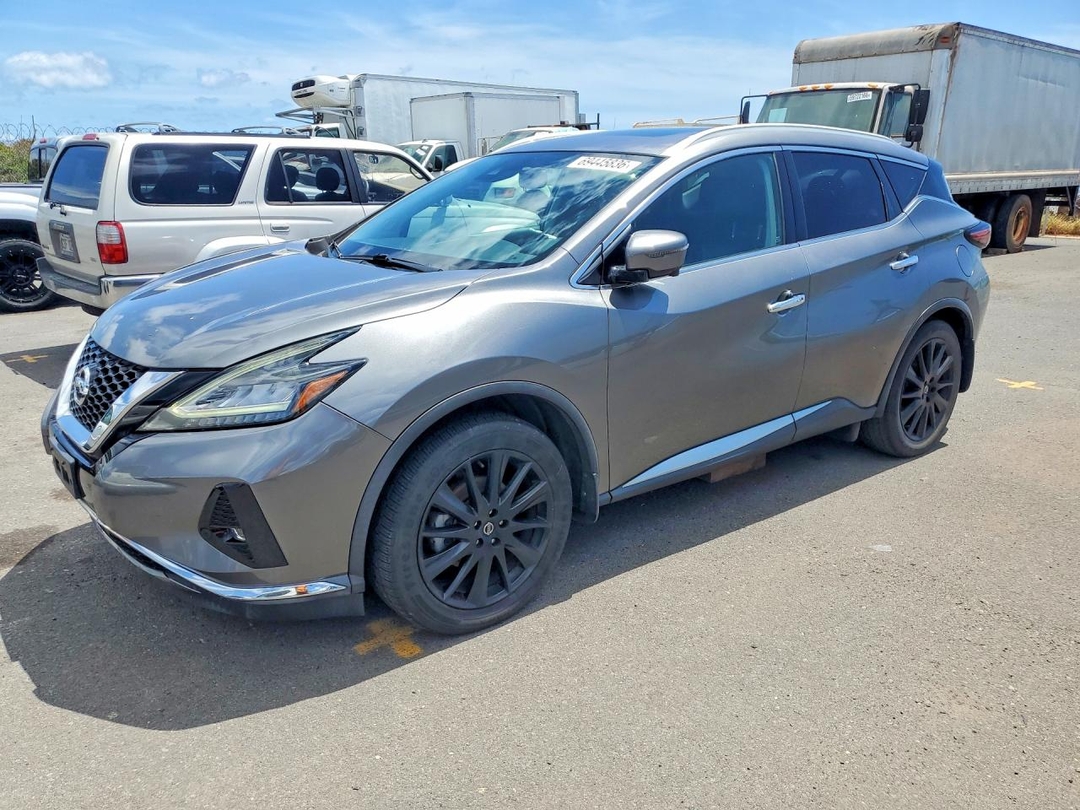 Вид 2021 NISSAN MURANO PLATINUM, угол 1