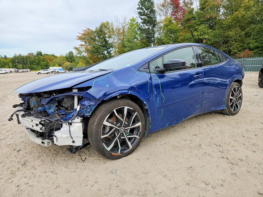 Vue de 2024 TOYOTA PRIUS PRIME XSE, angle 1