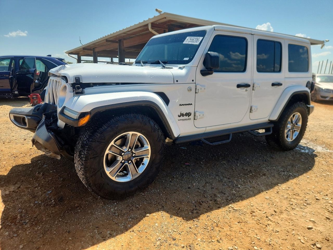 Vedere 2020 JEEP WRANGLER UNLIMITED SAHARA, unghi 1