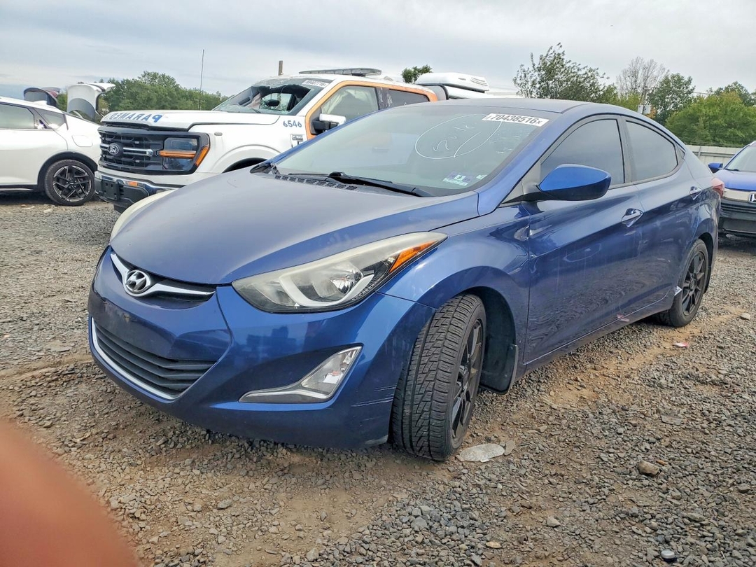 منظر 2016 HYUNDAI ELANTRA SE، زاوية 1