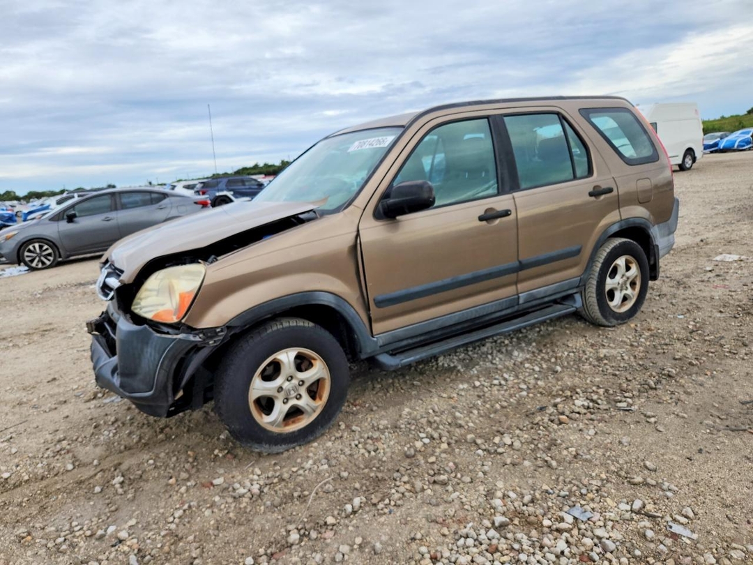 Вид 2004 HONDA CR-V LX, угол 1