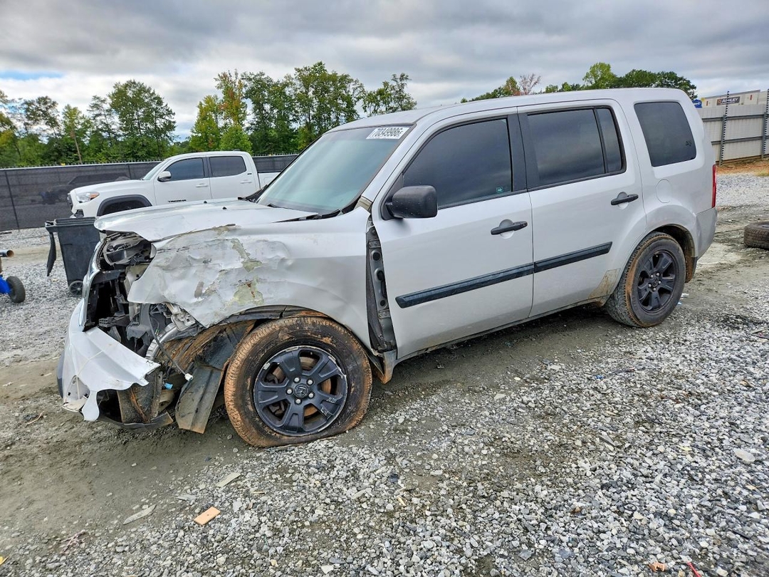 Vista de 2009 HONDA PILOT LX, ángulo 1
