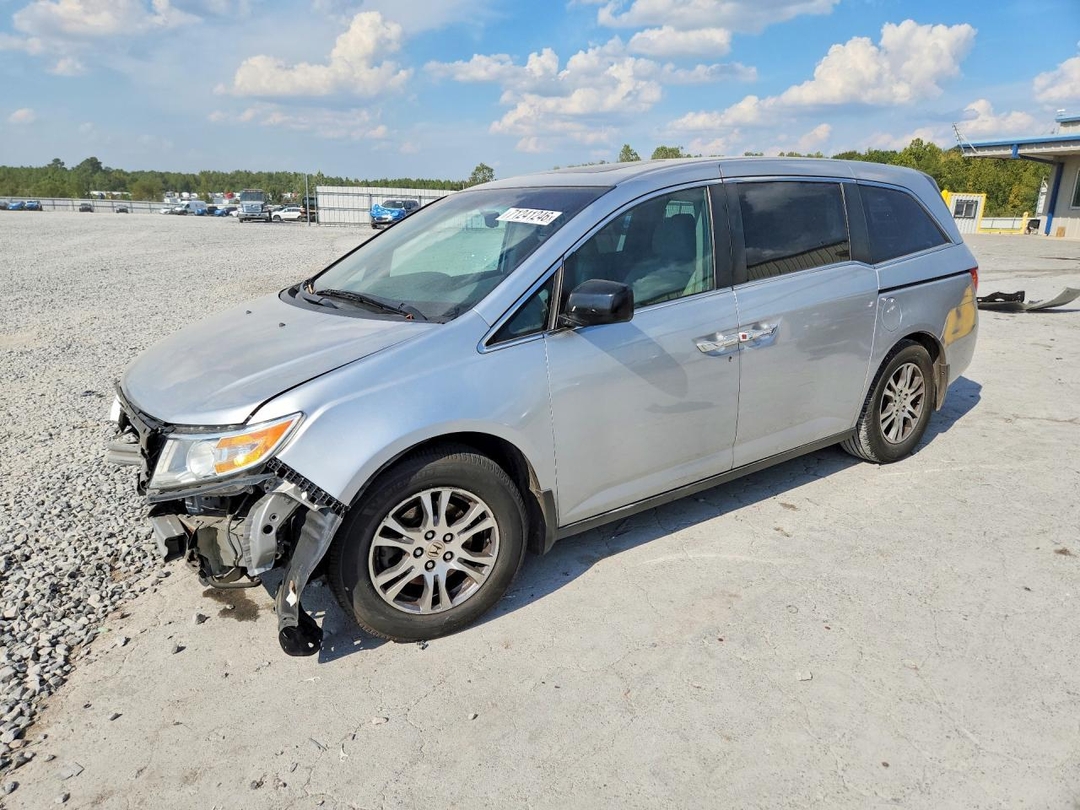 Вид 2012 HONDA ODYSSEY EXL, угол 1