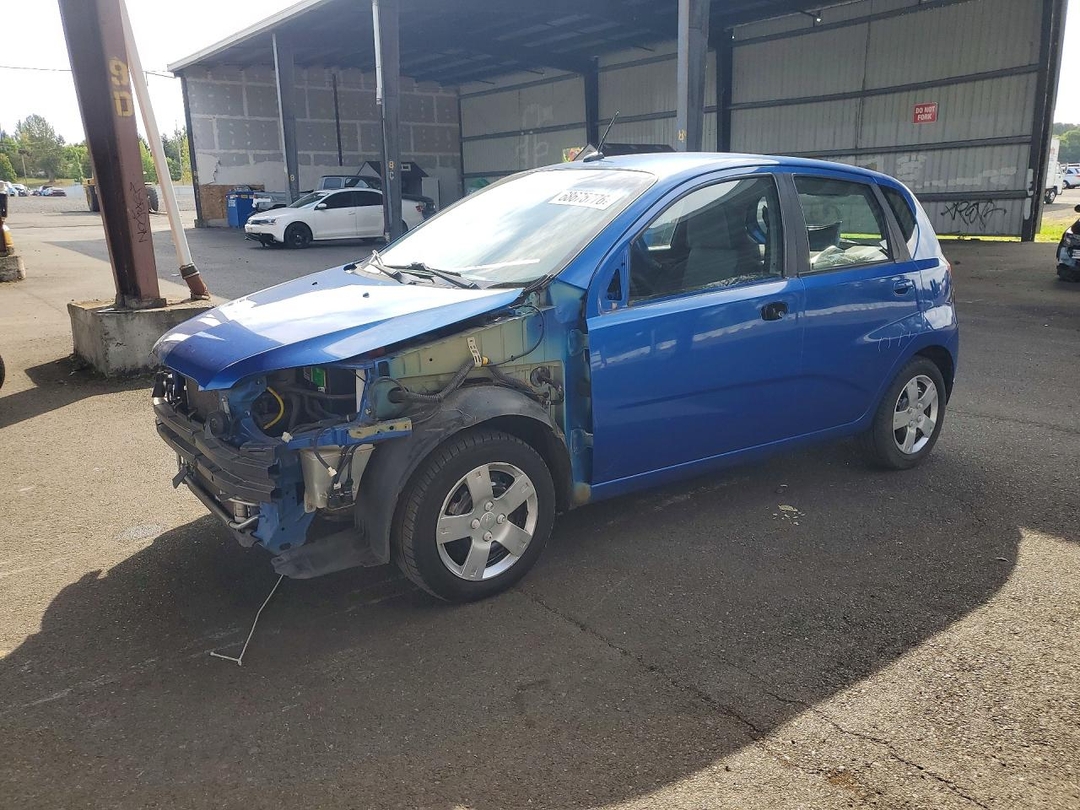 2009 CHEVROLET AVEO LS view, angle 1