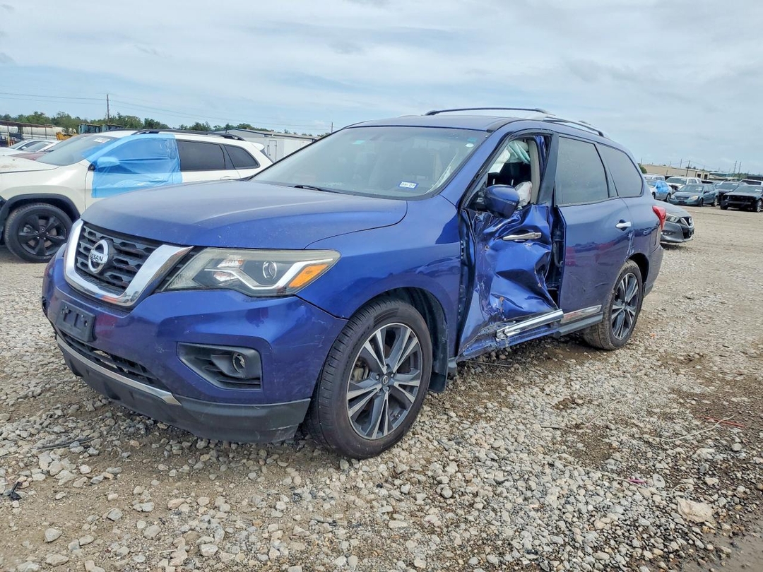Vedere 2017 NISSAN PATHFINDER PLATINUM, unghi 1