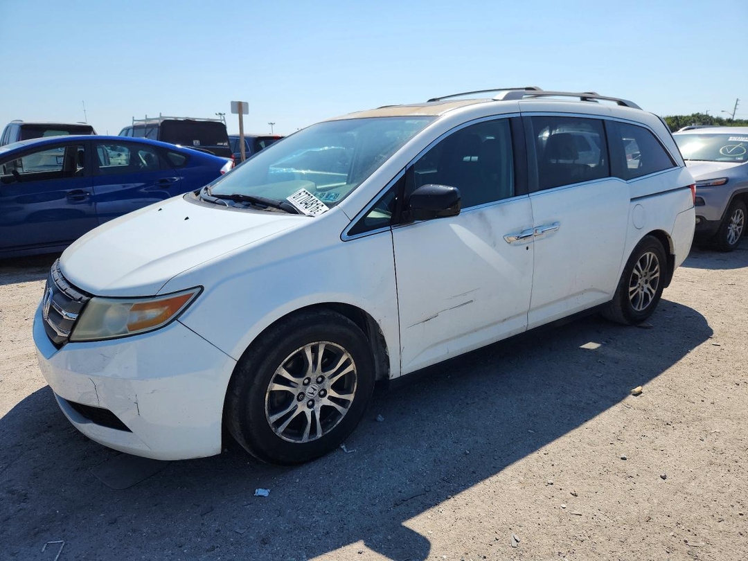 منظر 2013 HONDA ODYSSEY EXL، زاوية 1