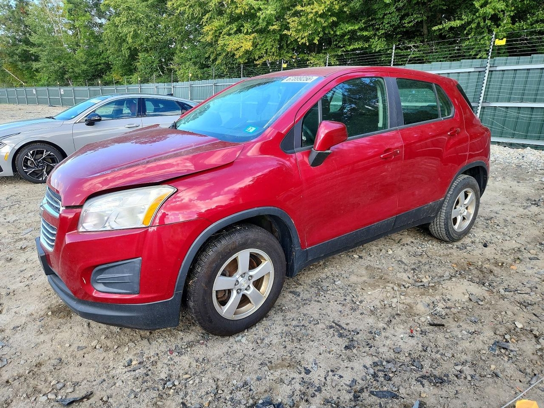 منظر 2015 CHEVROLET TRAX 1LS، زاوية 1
