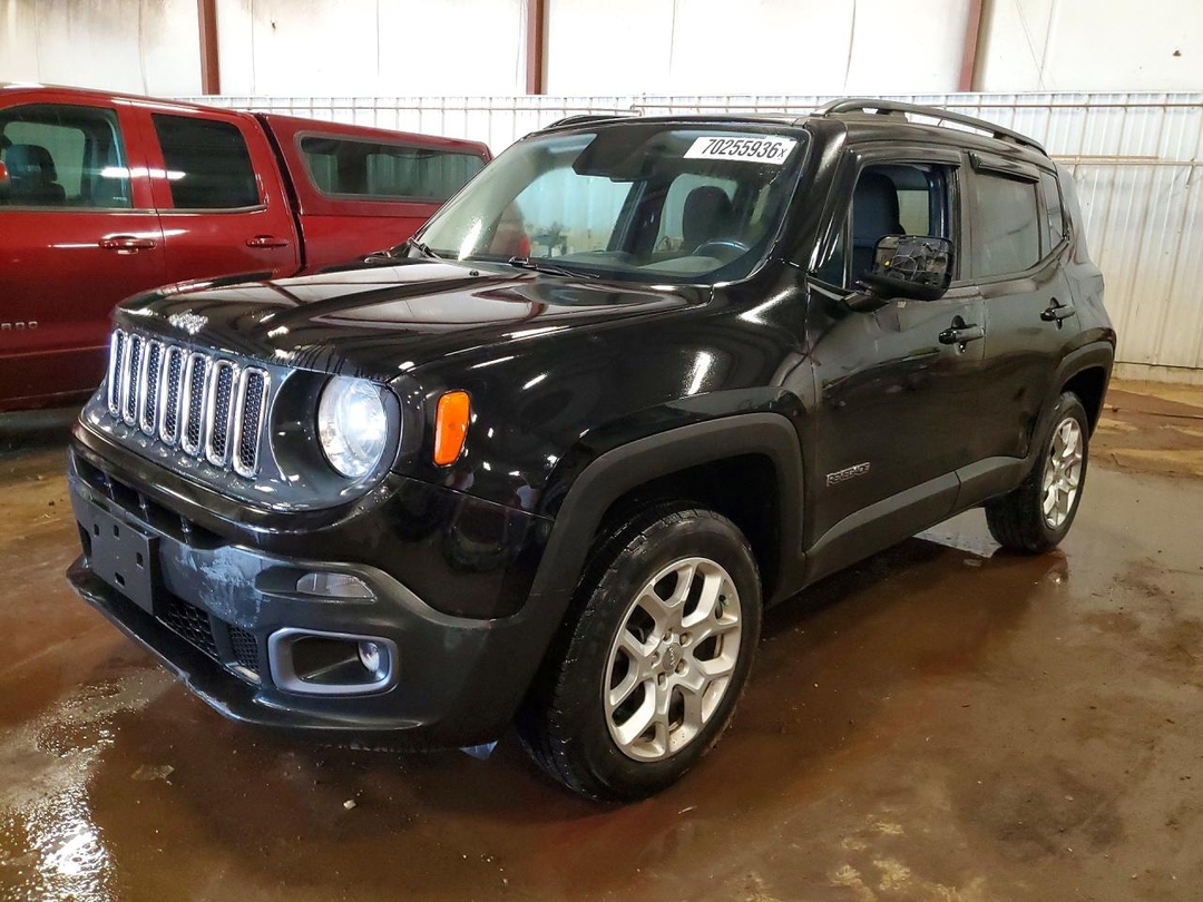 Vue de 2017 JEEP RENEGADE LATITUDE, angle 1