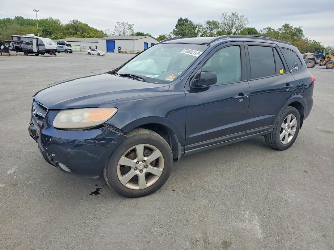 Vue de 2007 HYUNDAI SANTA FE SE, angle 1