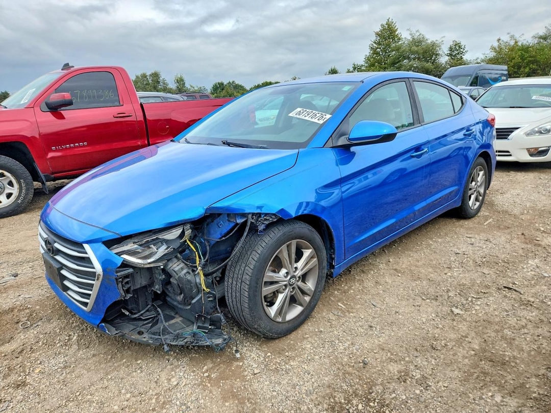 Vue de 2018 HYUNDAI ELANTRA VALUE EDITION, angle 1