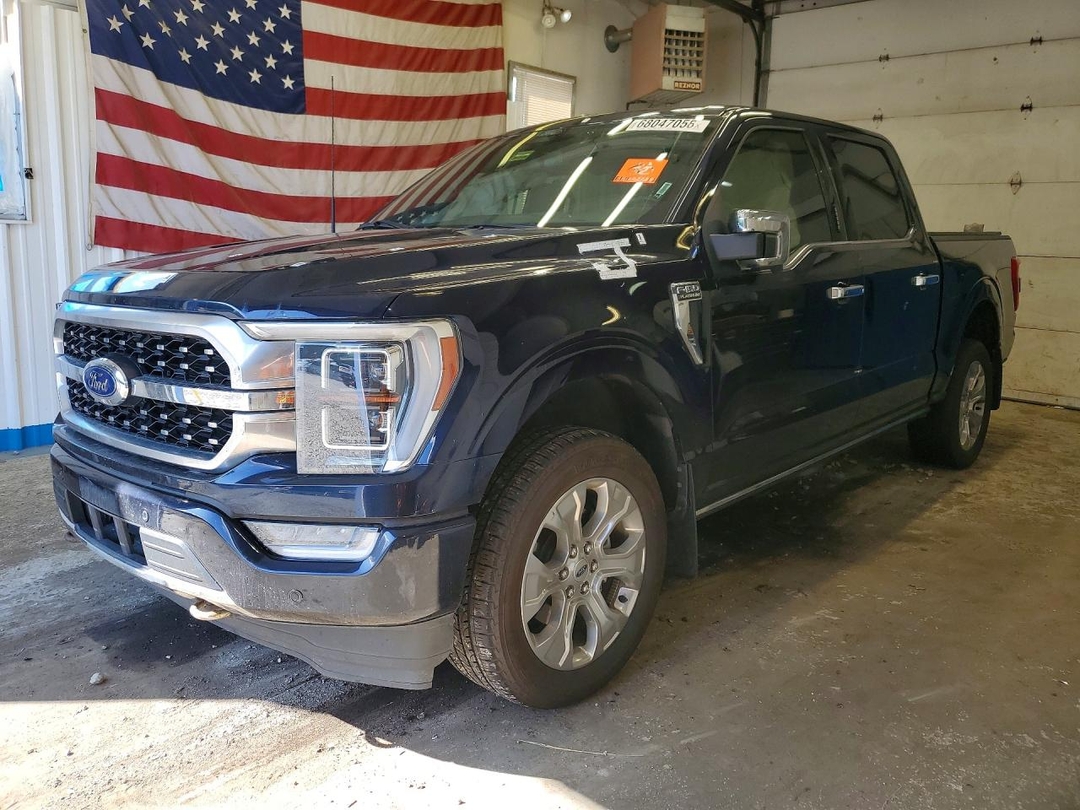 Vue de 2022 FORD F150 SUPERCREW, angle 1