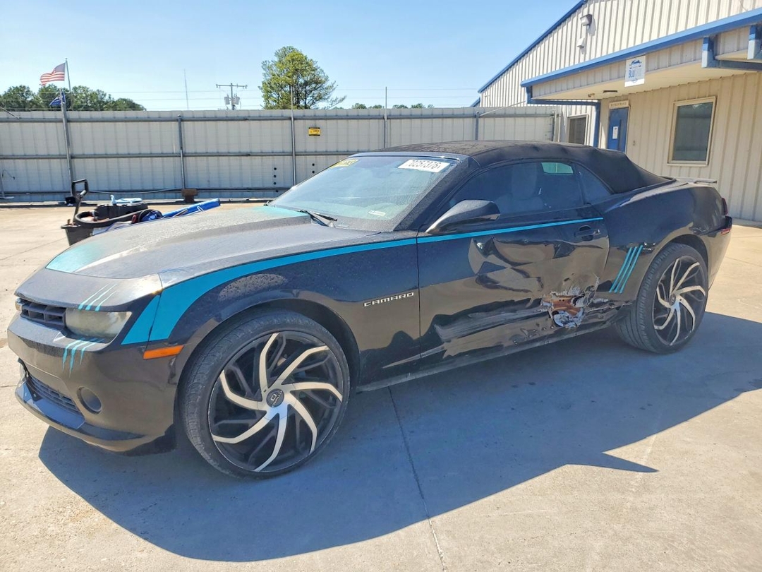 Вид 2014 CHEVROLET CAMARO LT, угол 1