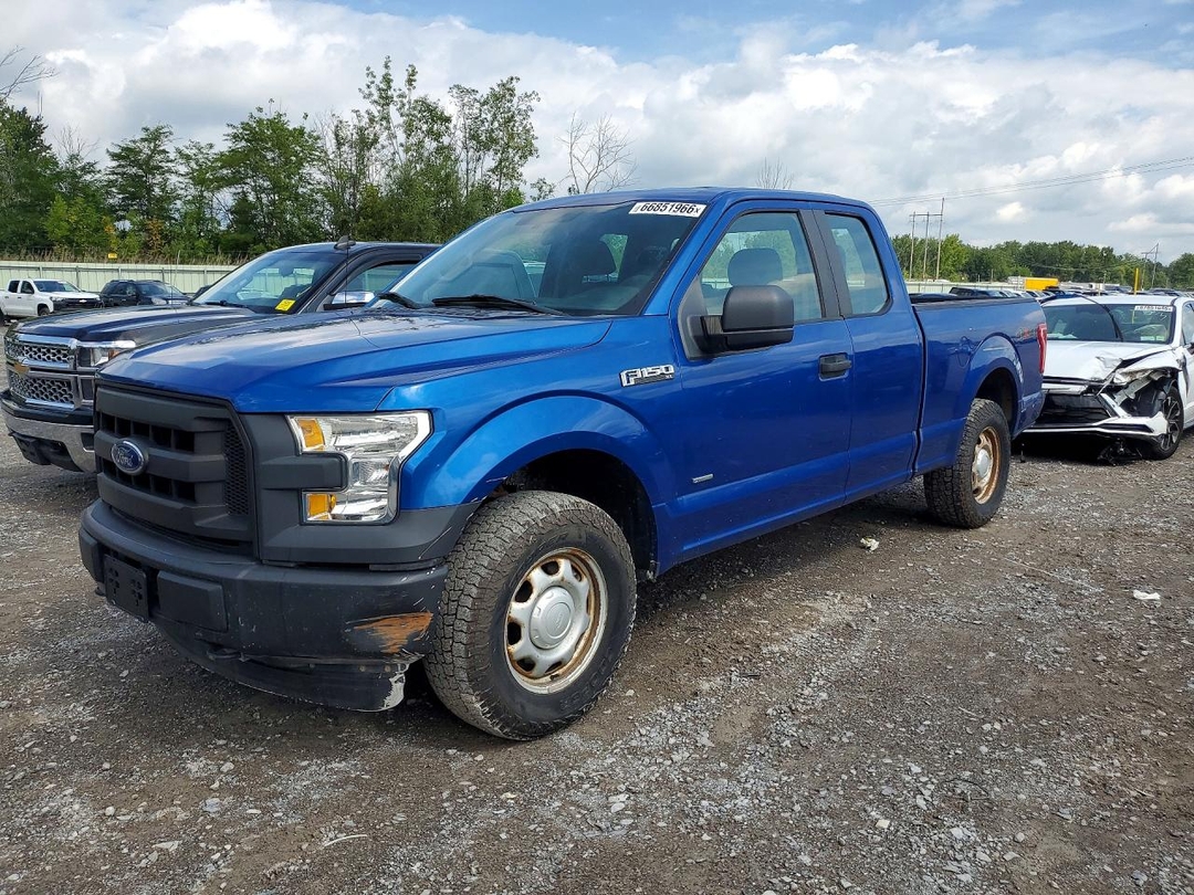 Vista de 2017 FORD F150 SUPER CAB, ángulo 1