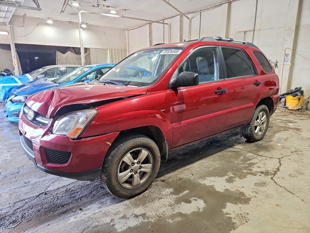 Vista de 2010 KIA SPORTAGE LX, ángulo 1