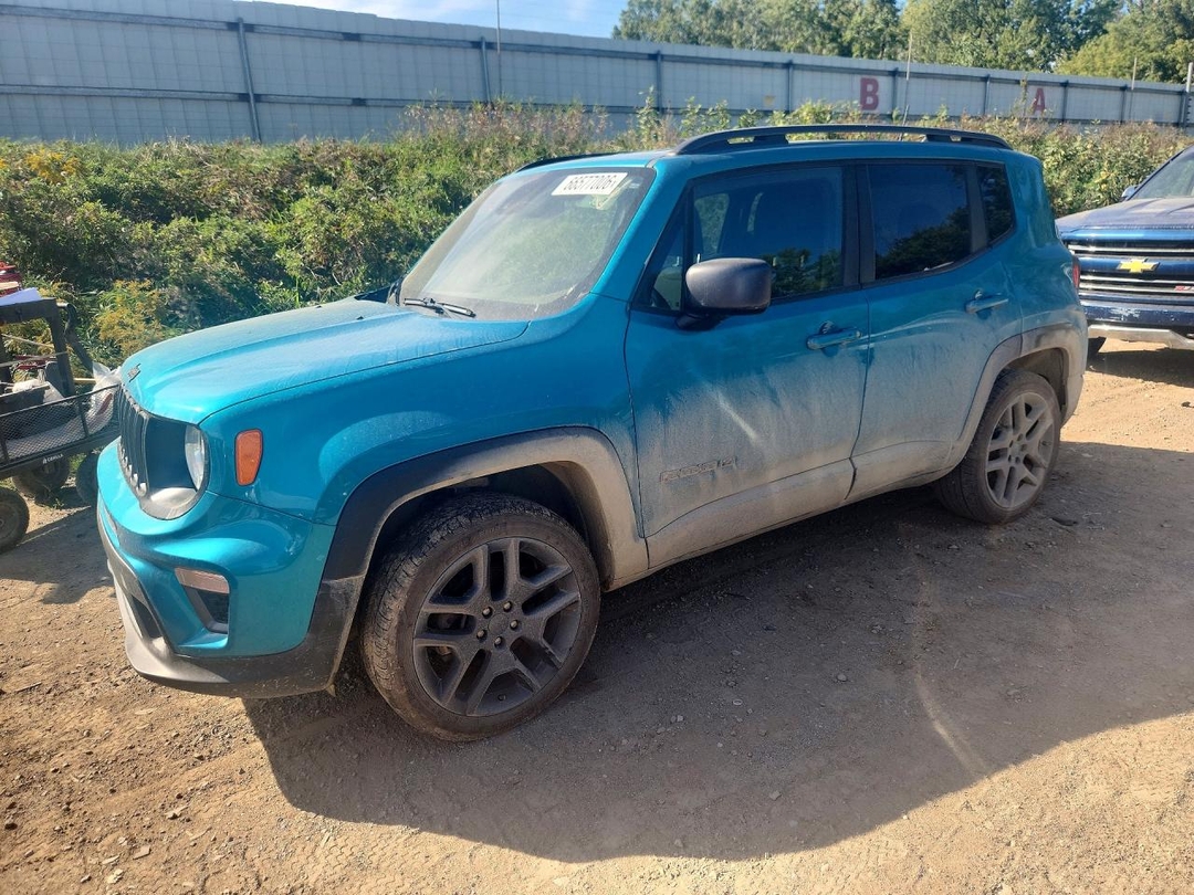 Vedere 2021 JEEP RENEGADE LATITUDE, unghi 1