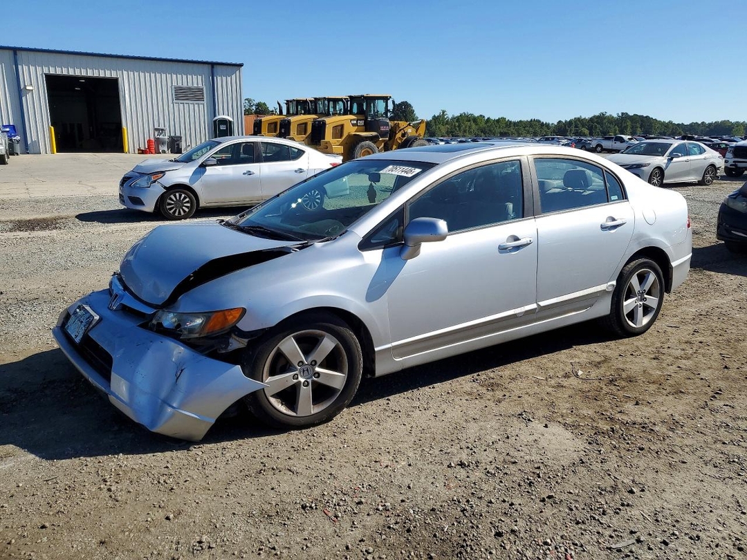 Vista de 2008 HONDA CIVIC EX, ángulo 1