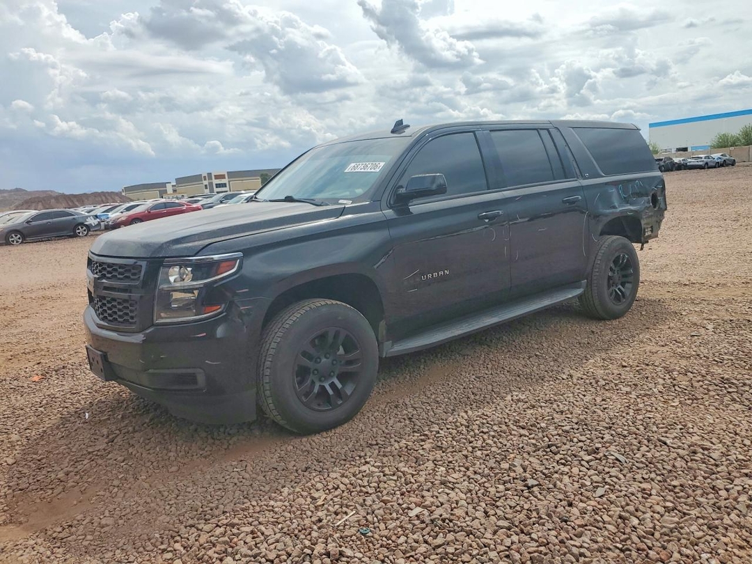 Vista de 2017 CHEVROLET SUBURBAN C1500 LT, ángulo 1