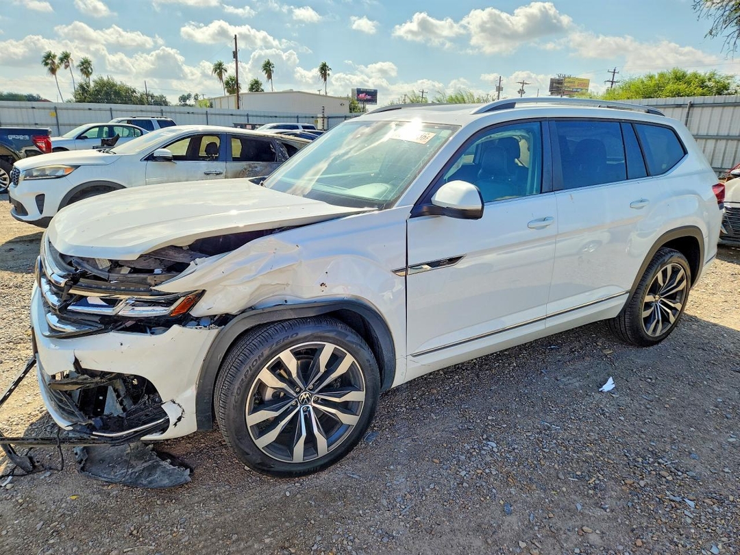 Vista de 2021 VOLKSWAGEN ATLAS, ángulo 1