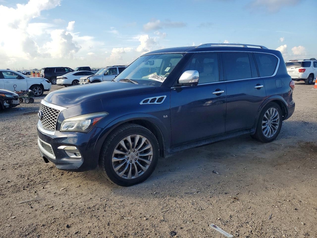 Vista de 2015 INFINITI QX80 BASE, ángulo 1