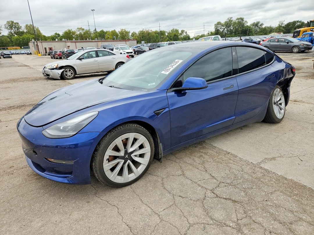 منظر 2021 TESLA MODEL 3، زاوية 1