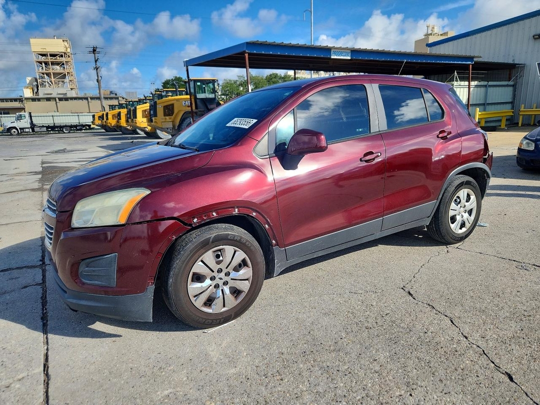 Vedere 2016 CHEVROLET TRAX LS, unghi 1