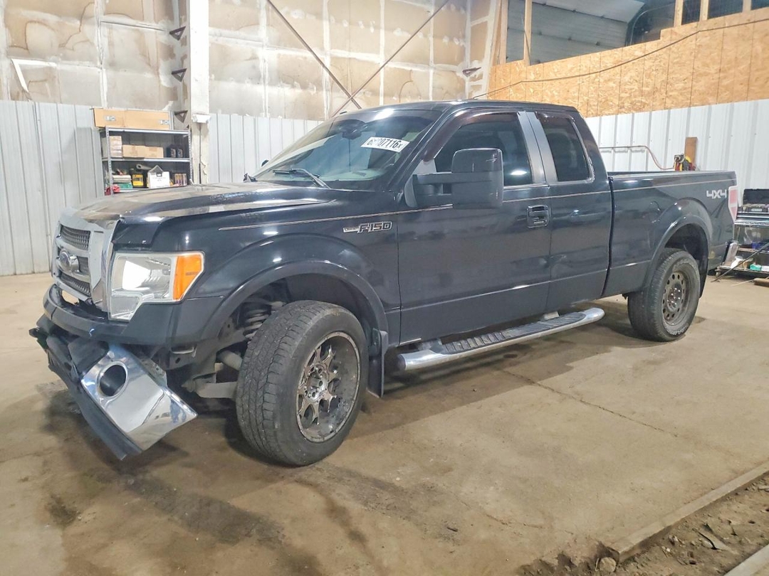 Vista de 2010 FORD F150 SUPER CAB, ángulo 1