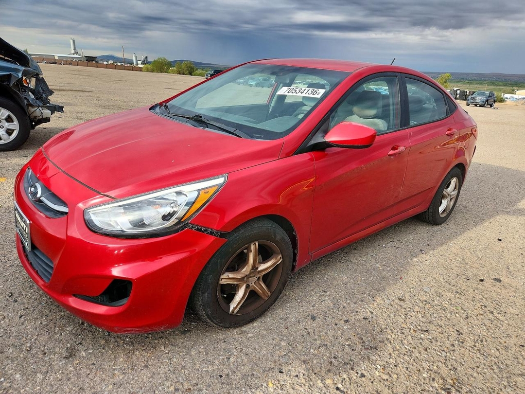 Vista de 2016 HYUNDAI ACCENT SE, ángulo 1