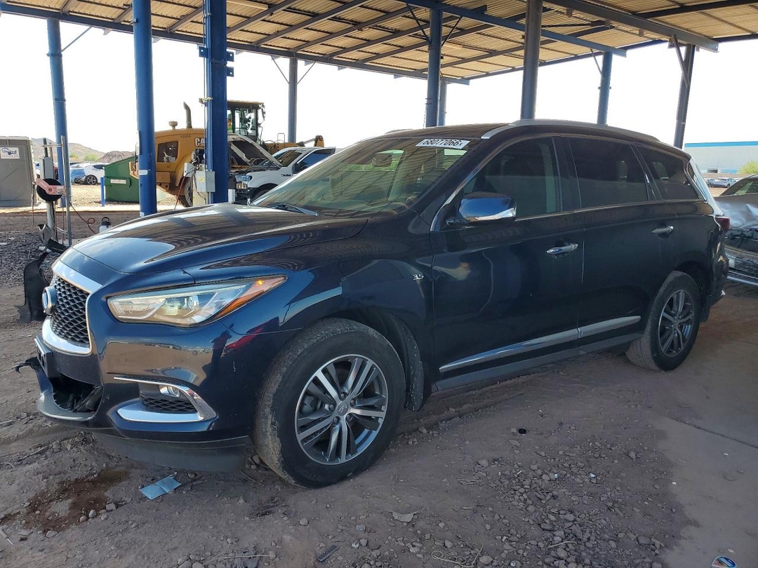 Vista de 2020 INFINITI QX60 LUXE, ángulo 1