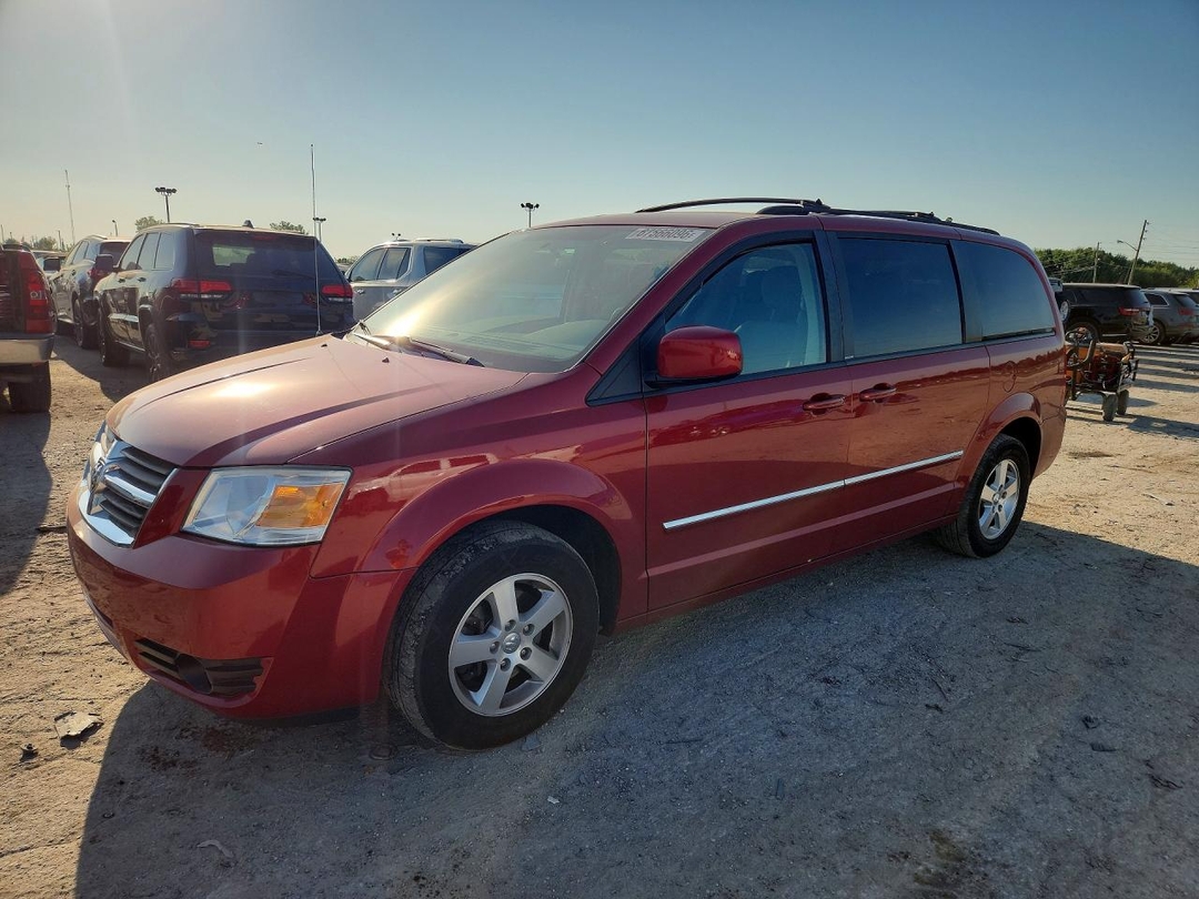 Вид 2009 DODGE GRAND CARAVAN SXT, угол 1