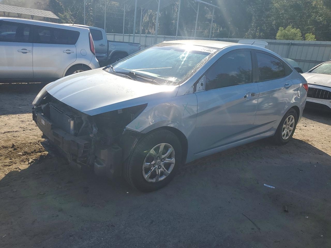 منظر 2012 HYUNDAI ACCENT GLS، زاوية 1