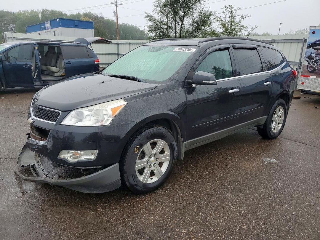 Vue de 2012 CHEVROLET TRAVERSE LT, angle 1