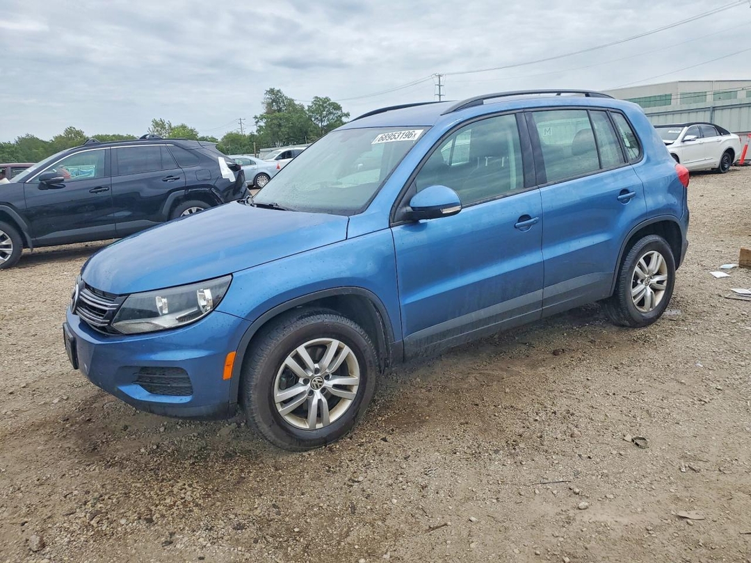 Вид 2017 VOLKSWAGEN TIGUAN S, угол 1