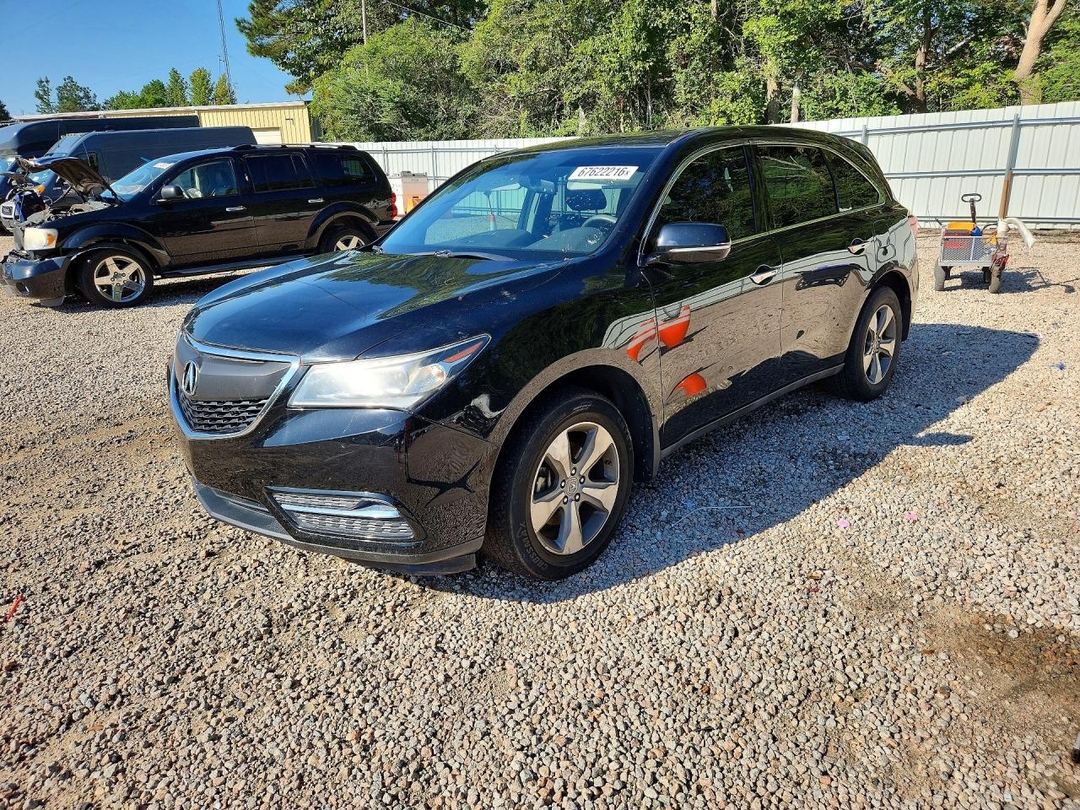 منظر 2015 ACURA MDX، زاوية 1