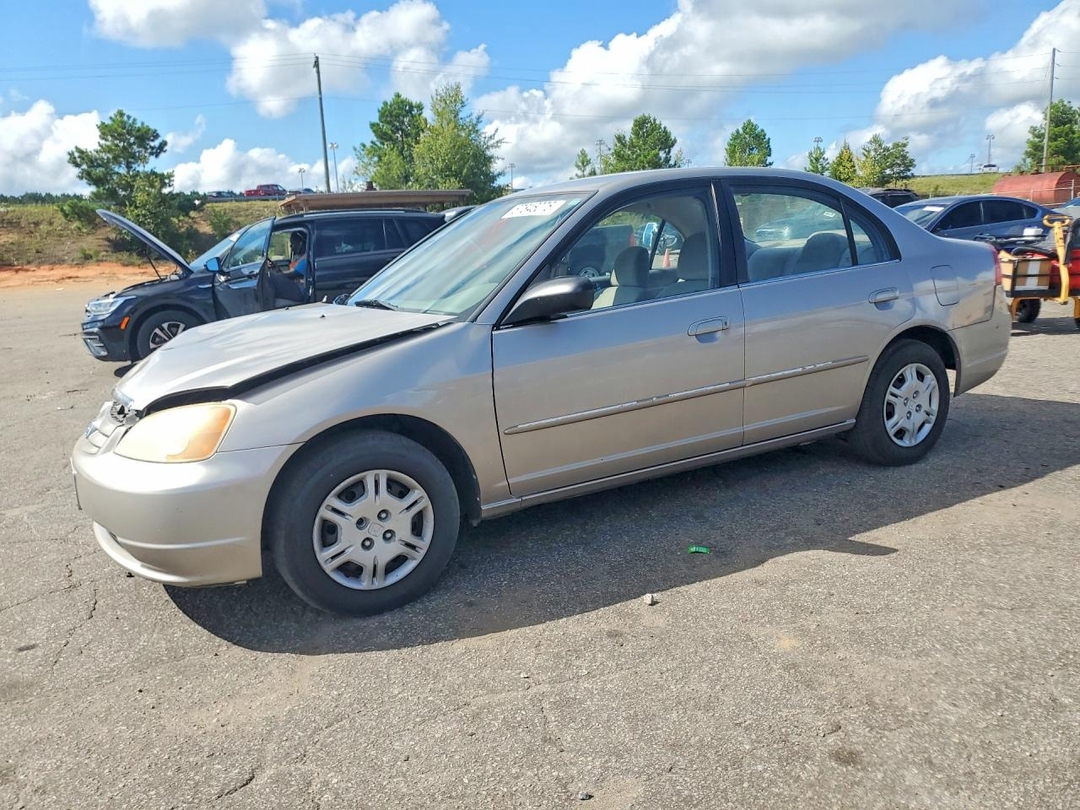 Vista de 2002 HONDA CIVIC LX, ángulo 1